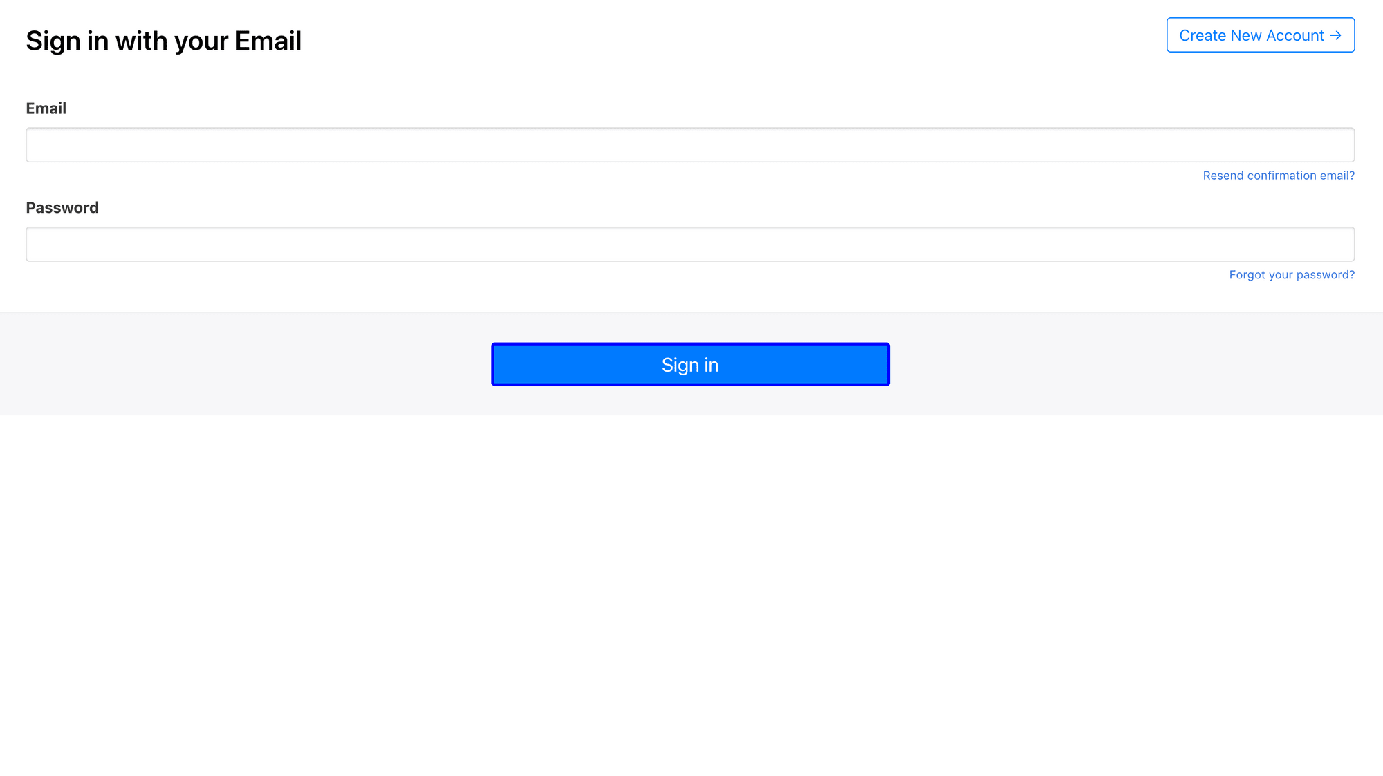Screenshot of Browserbear helper sign in button selection