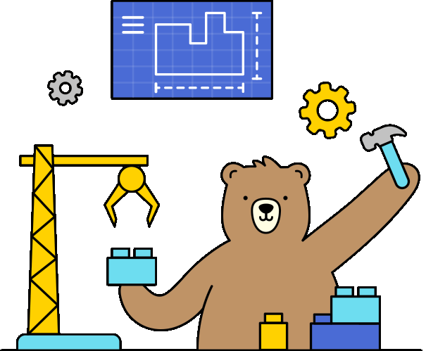 GIF of Browserbear building